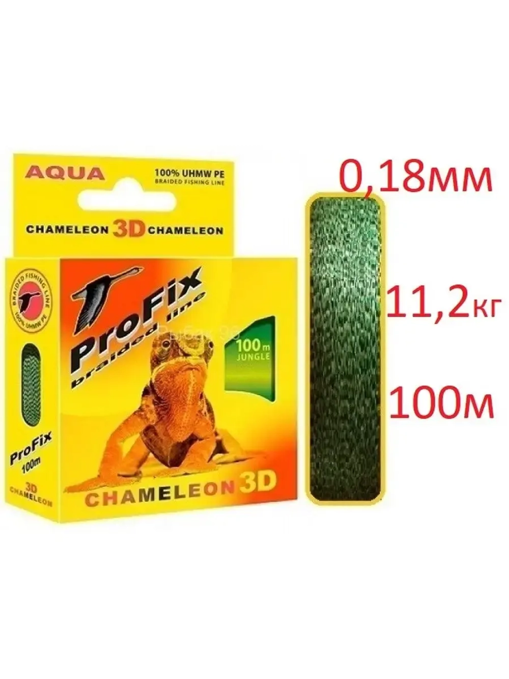Плетеный шнур ProFix Chameleon 3D Jungle 100m