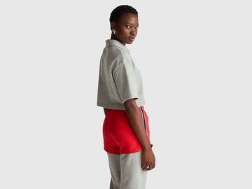 Benetton Футболка-поло Stranger Things, серый меланж