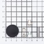 Люверсы металл ⌀4.0 мм (внутр.), h=3.6 мм, внешн. ⌀9.0 мм, латунь, серебристый, без никеля, 50 шт, Prym 542407