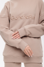 Худи женское oversize CAPPUCCINO