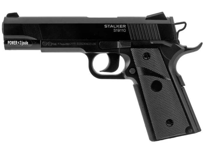 Пистолет пневматический Stalker S1911G (Colt 1911) к.4,5мм (ST-12051G)