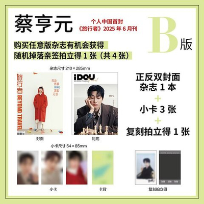публикация iDOU Travel China - 2025.06 MONSTA X HYUNGWON B Type
