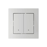 ATLASDESIGN SMART 2-кл. ВЫКЛЮЧАТЕЛЬ с подсв., Zigbee, сх.5, L+N, 10А, мех., БЕЛЫЙ