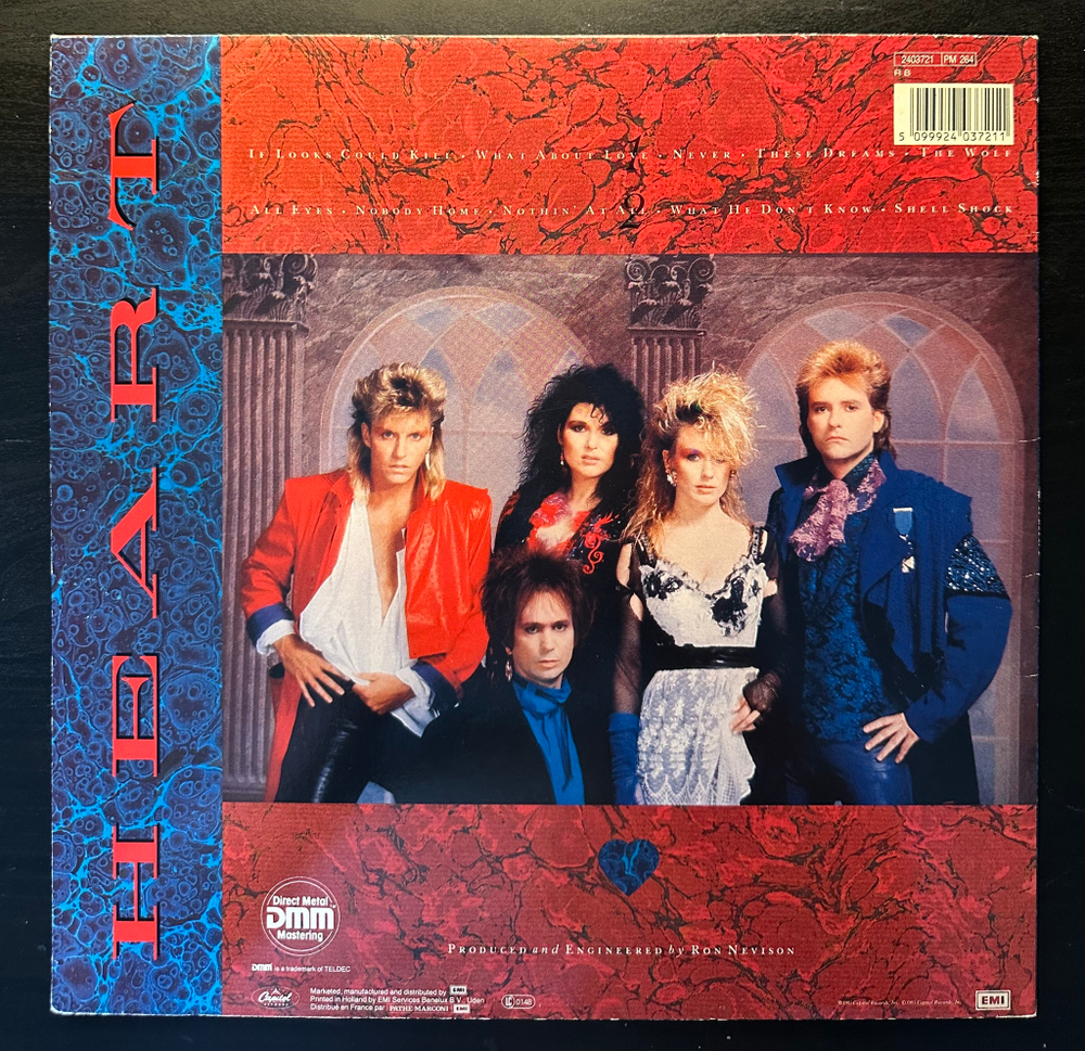 Heart - Heart (Европа 1985г.)