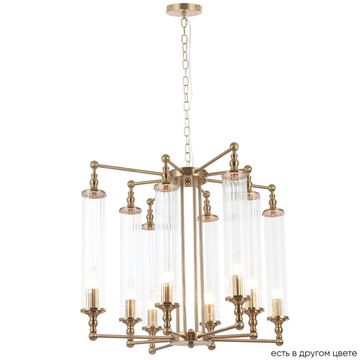Подвесная люстра Е14 Tomas SP8 D650 Brass латунь Crystal Lux