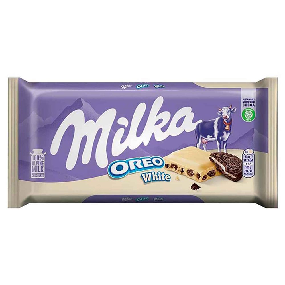 EURO Milka шоколад OREO вайт с кусочками 100гр. 22шт