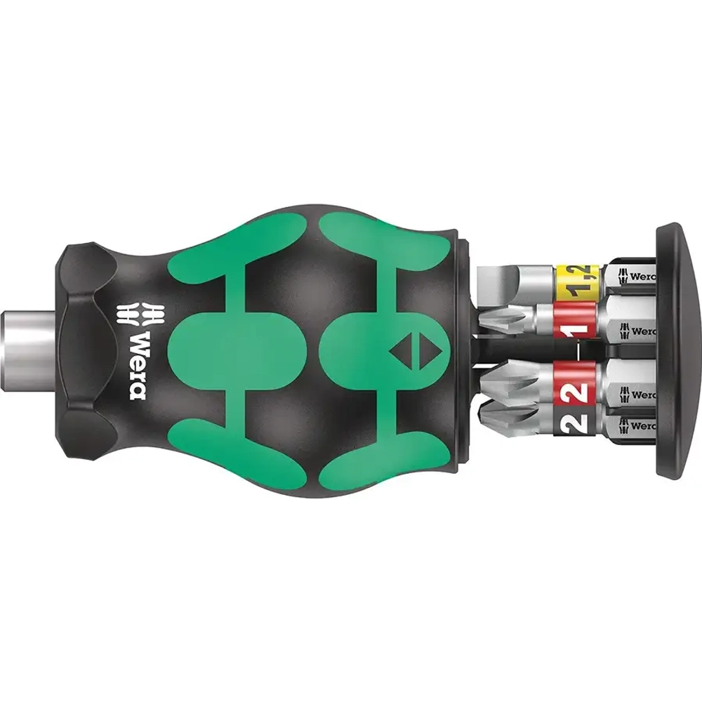 Отвёртка с набором бит Kraftform Kompakt Stubby WERA 05008886001