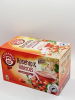 Teekanne Чай фруктовый Rosehip & Hibiscus с шиповником и гибискусом, 20 пакетиков, 60 г (из Финляндии)