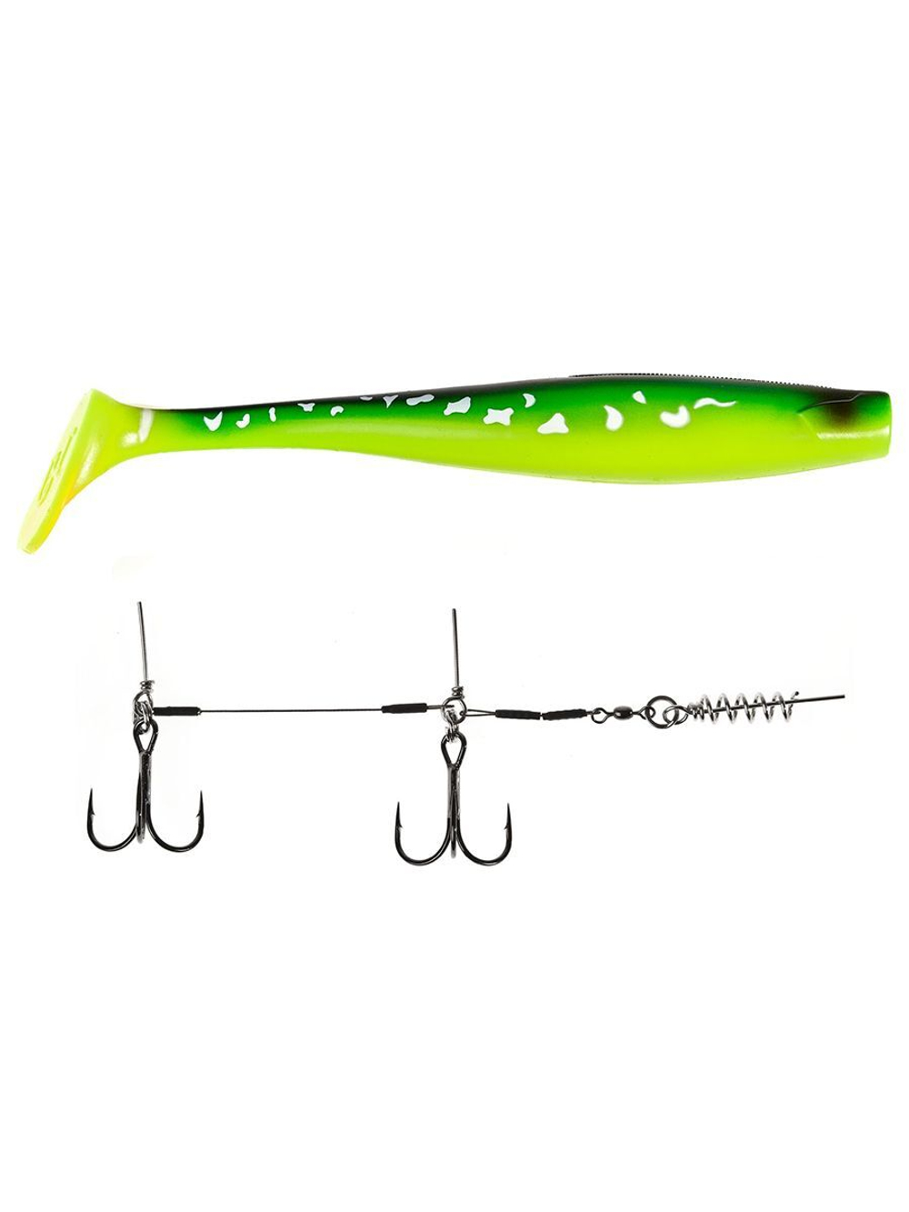 Виброхвост LJ 3D BBS Series KUBIRA SWIM SHAD 9,0in (22,86)/PG14 1 шт. в упак.+Stinger L