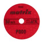 Алмазный гибкий шлифовальный круг (черепашка), 100 мм, P 800, сухое шлифование, 1шт.  Matrix 73504