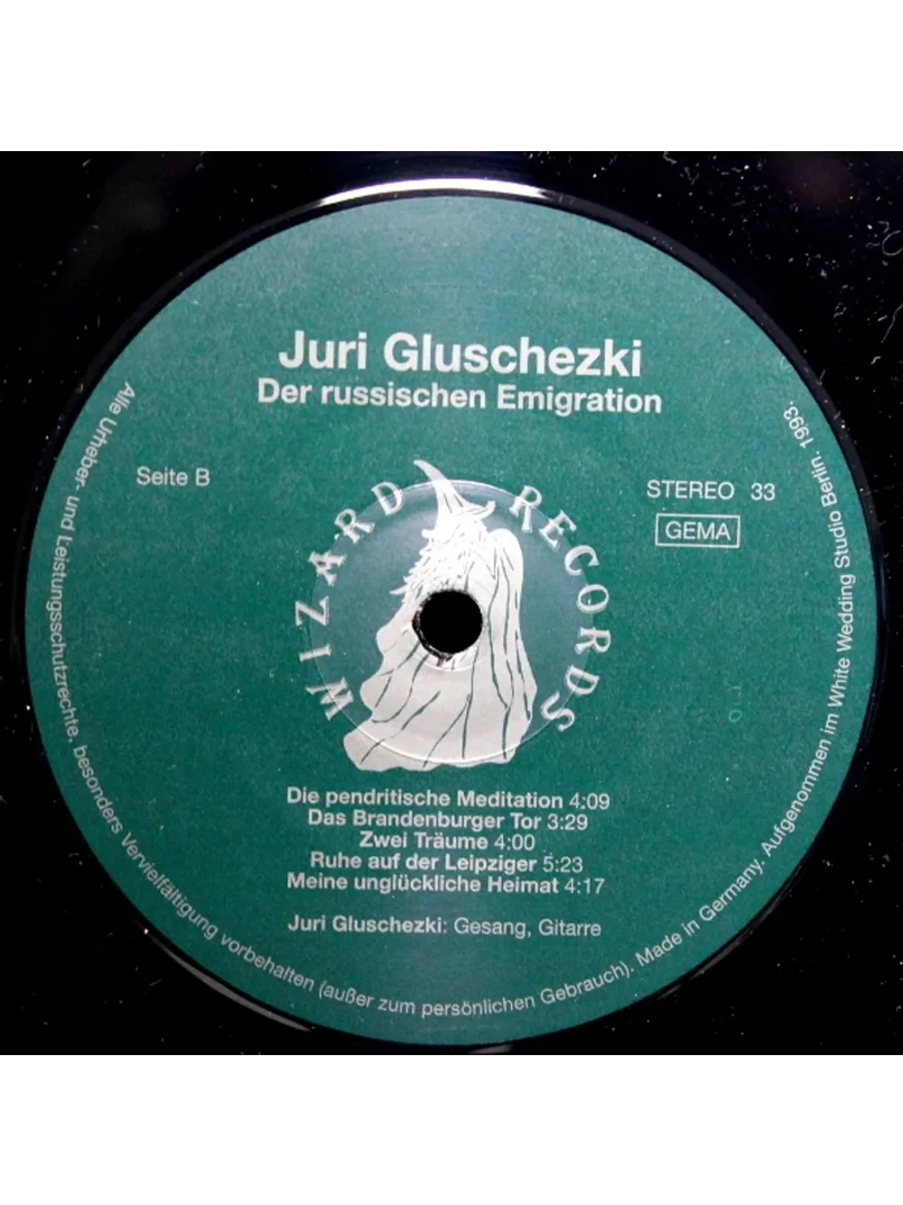 Juri Gluschezki — Lieder Von Juri Gluschezki