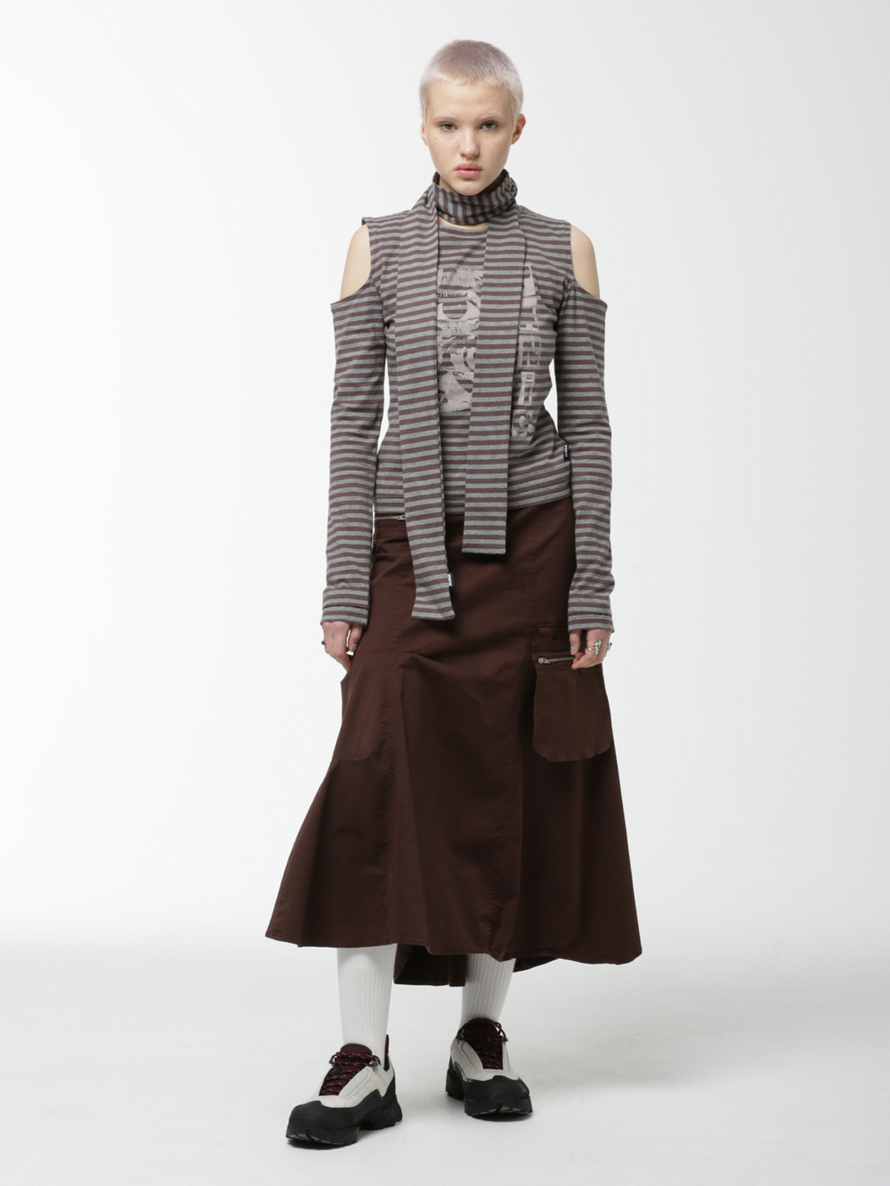 Юбка Brown Maxi Cotton