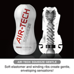 Мастурбатор AIR-TECH Squeeze Gentle (Цвет: белый)