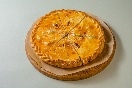 Пирог мясо картофель