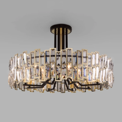 Умный потолочный светильник с хрусталем Bogate's Zolletta 339/8 339/8 Strotskis Smart (313/8), E14х8