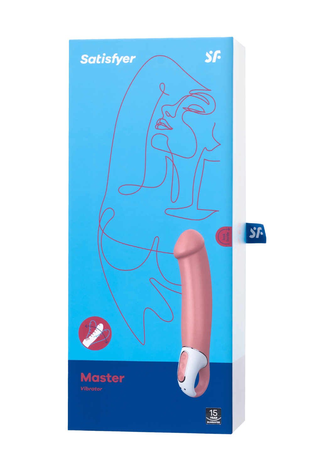 Вибратор Satisfyer Vibes Master силикон бежевый 23,5 см