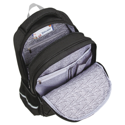 Рюкзак BRAUBERG SOFT, 2 отделения, 3 кармана, "Joyful kitten", СВЕТЯЩИЙСЯ, 40х31х15 см, 228791