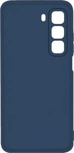 Мягкий Soft Touch чехол из силикона для INFINIX HOT 50 4G (не 5G / PRO!) с бархатной подкладкой