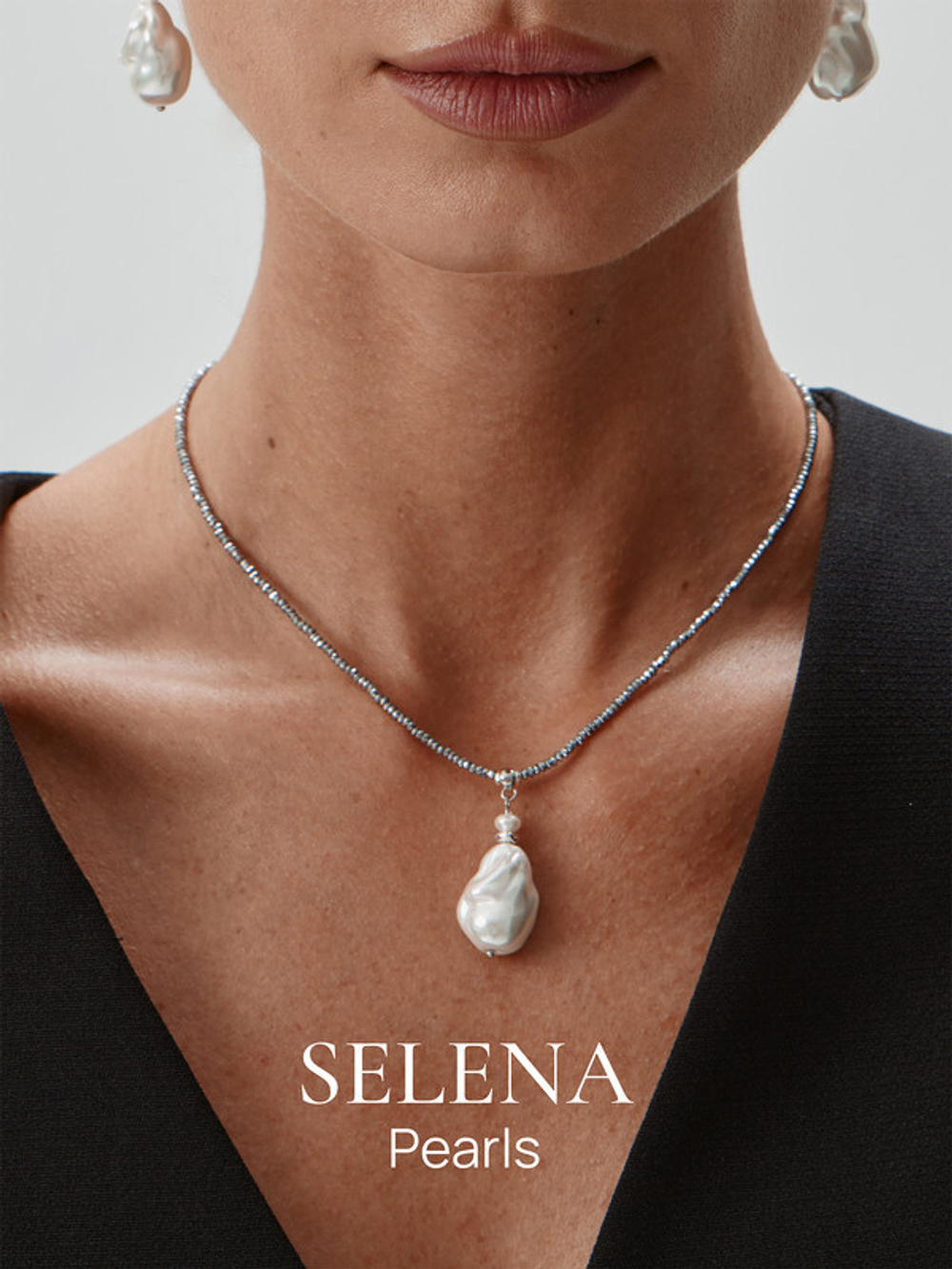 91003223 Колье Selena Pearls