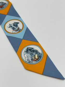 Шарф-твилли Hermes «Colliers et Chiens»