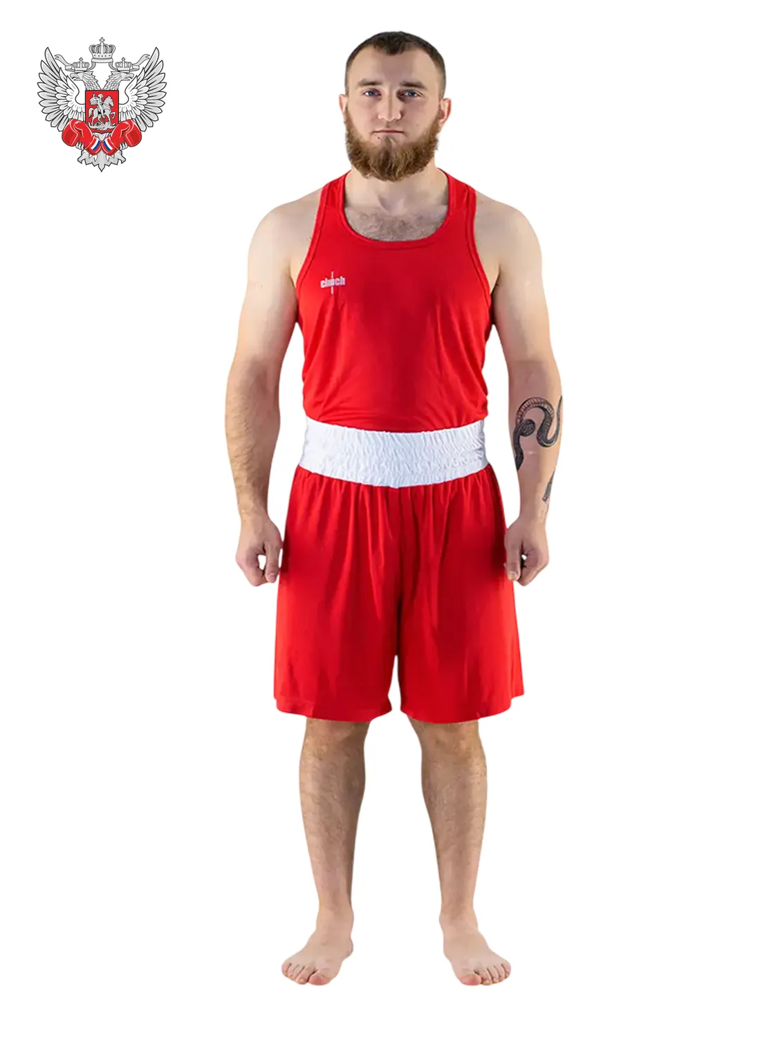 Форма боксерская Clinch Olimp красная