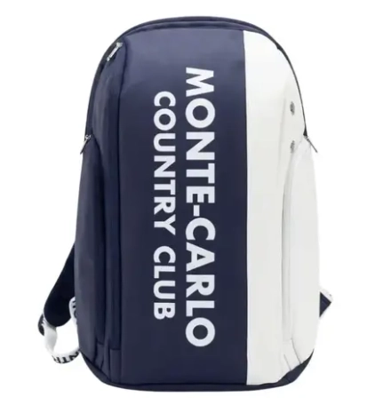 Рюкзак теннисный Monte-Carlo Country Club MCCC Logo Print - navy/white