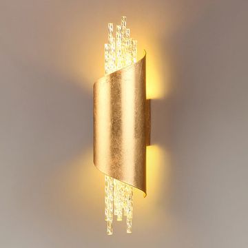 Настенный светодиодный светильник 3901/5W золото Monica Odeon Light