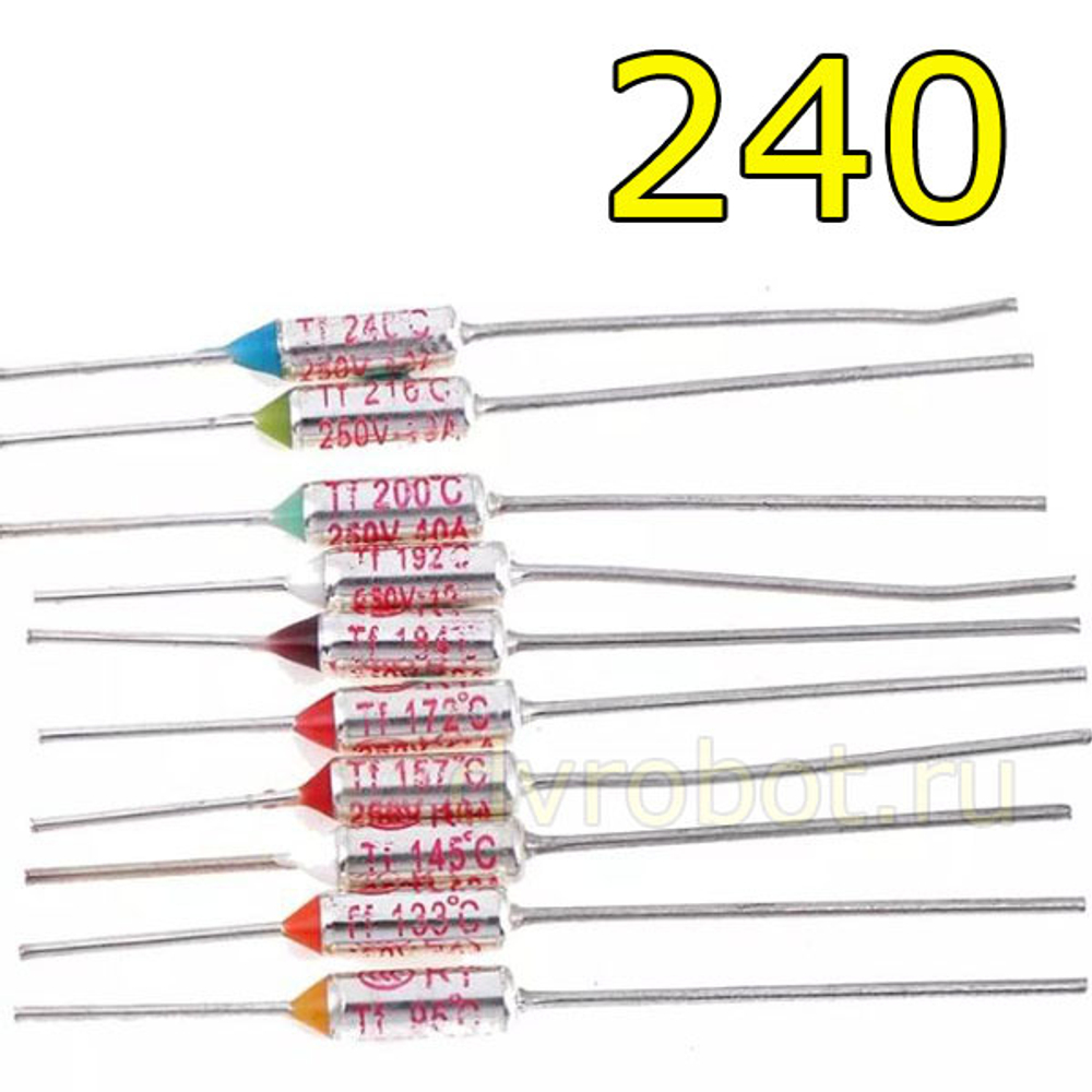Термопредохранитель 250V/10A - 240°C