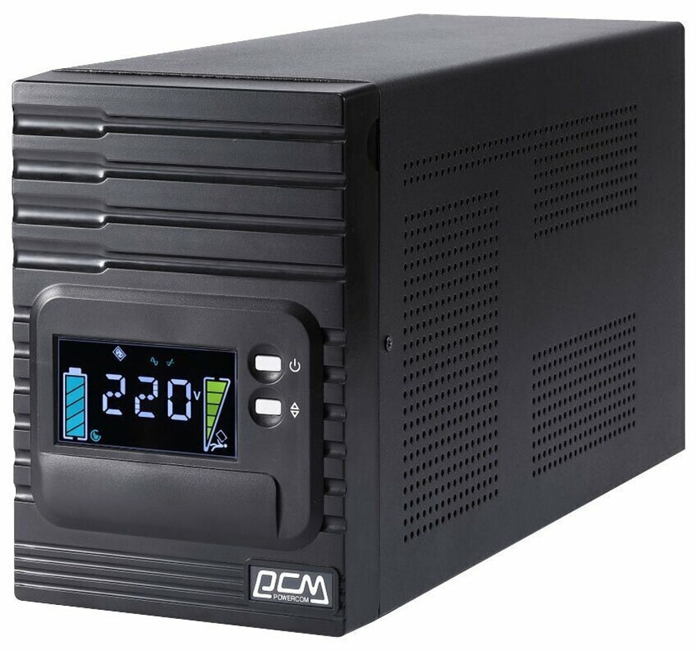 Интерактивный ИБП Powercom SMART KING PRO+ SPT-3000-II LCD черный 2400 Вт