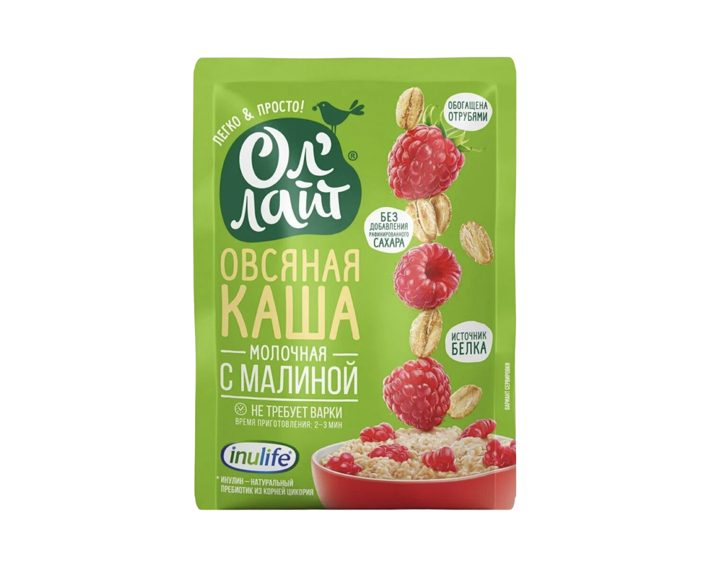 Каша ОлЛайт с Малиной 40гр