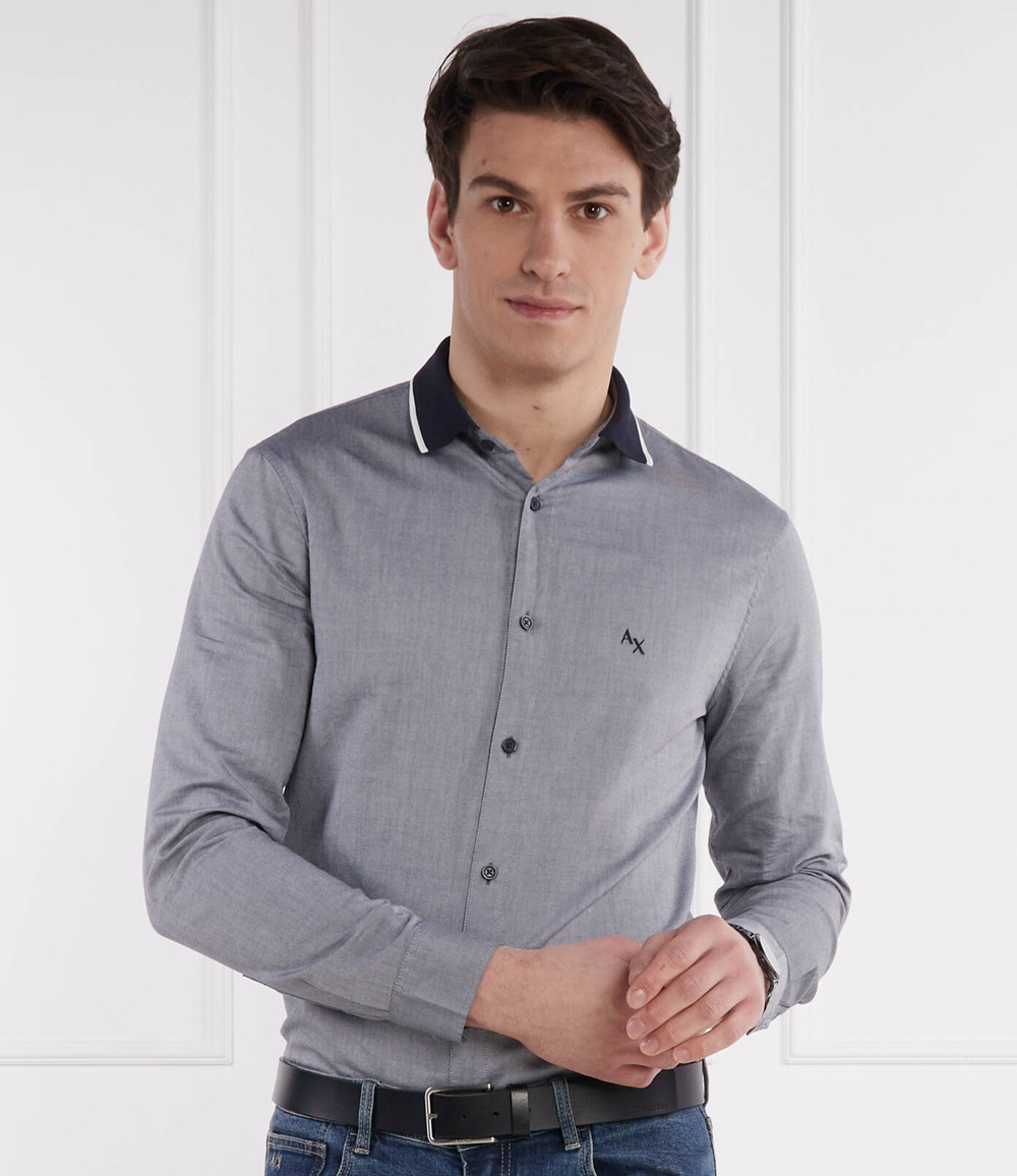 Рубашка Armani Exchange - графитовый(3DZC12 Z8ANZ)