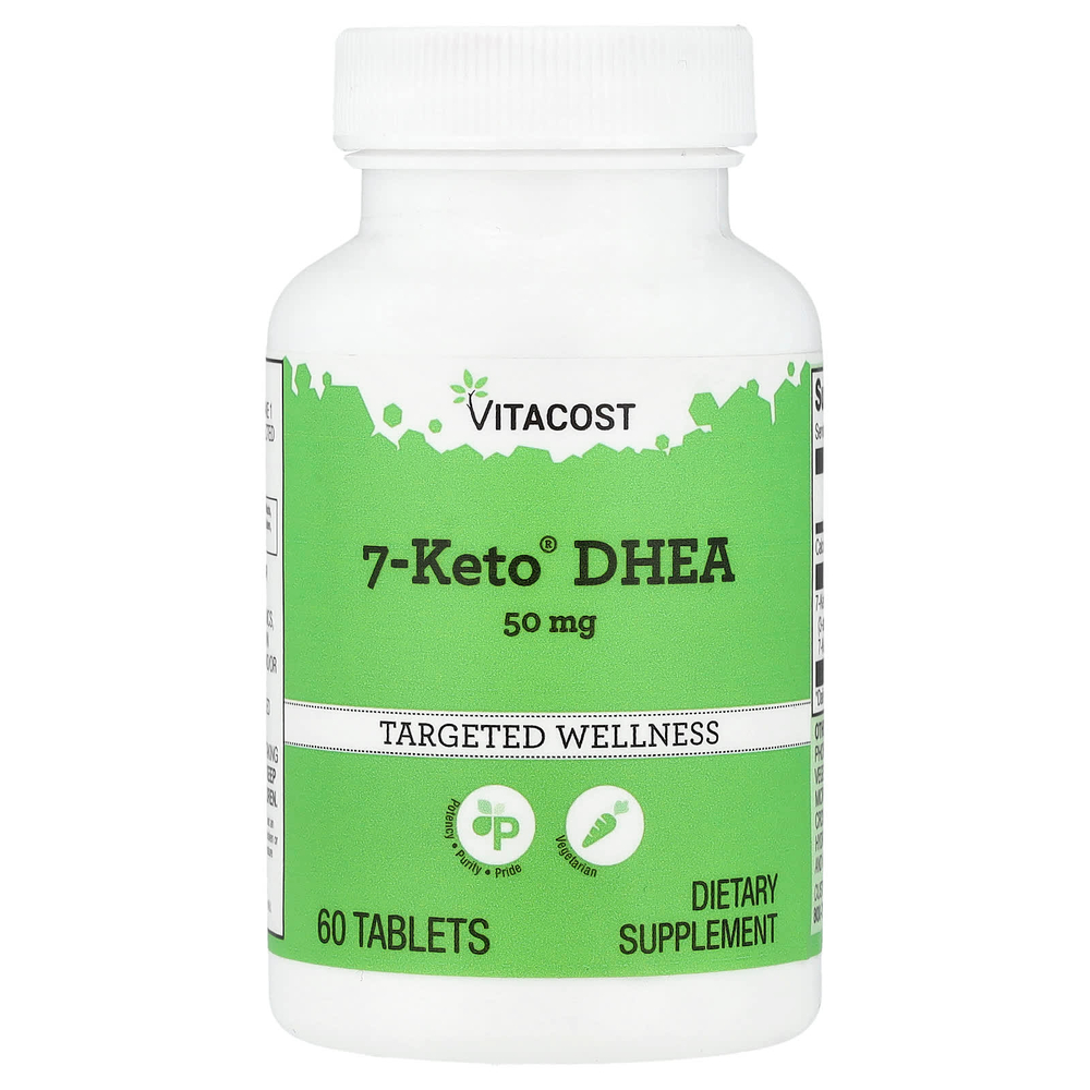 Vitacost, 7-Keto® DHEA, 60 таблеток