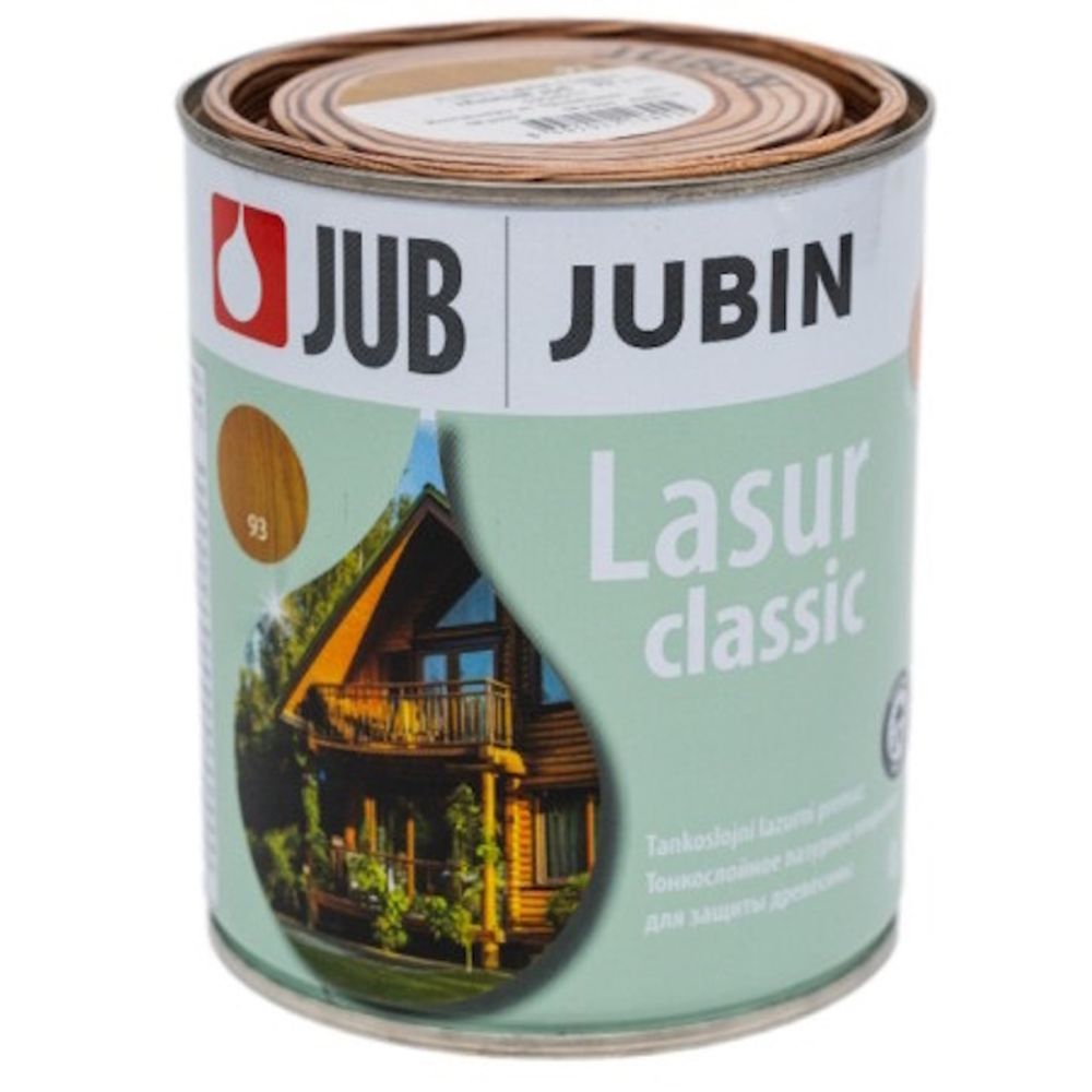 Пропитка д/древесины JUBIN LASUR Classic №15  дуб  10л