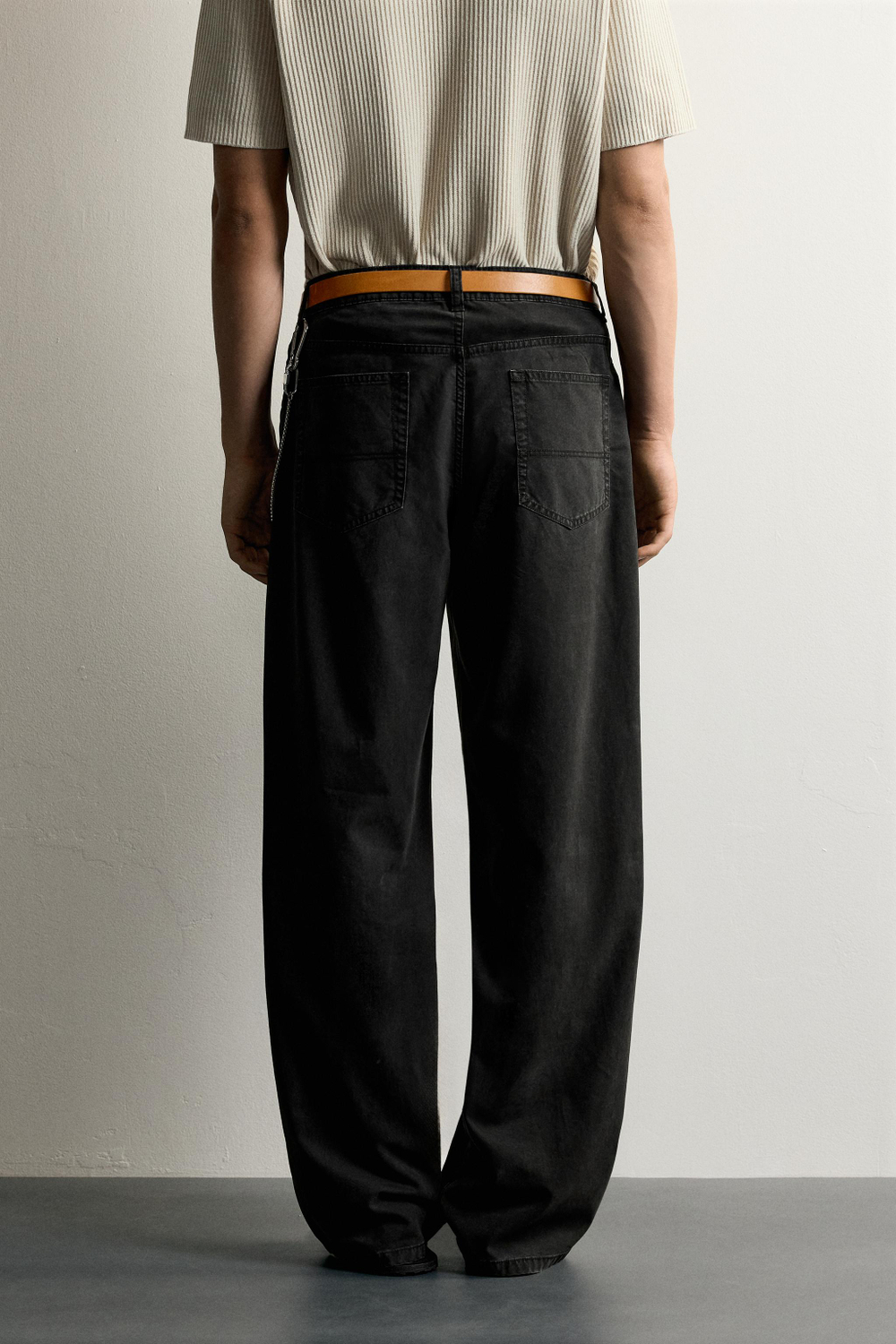 БРЮКИ STRAIGHT FIT ИЗ ЛИОЦЕЛЛА И ХЛОПКА — ZARA