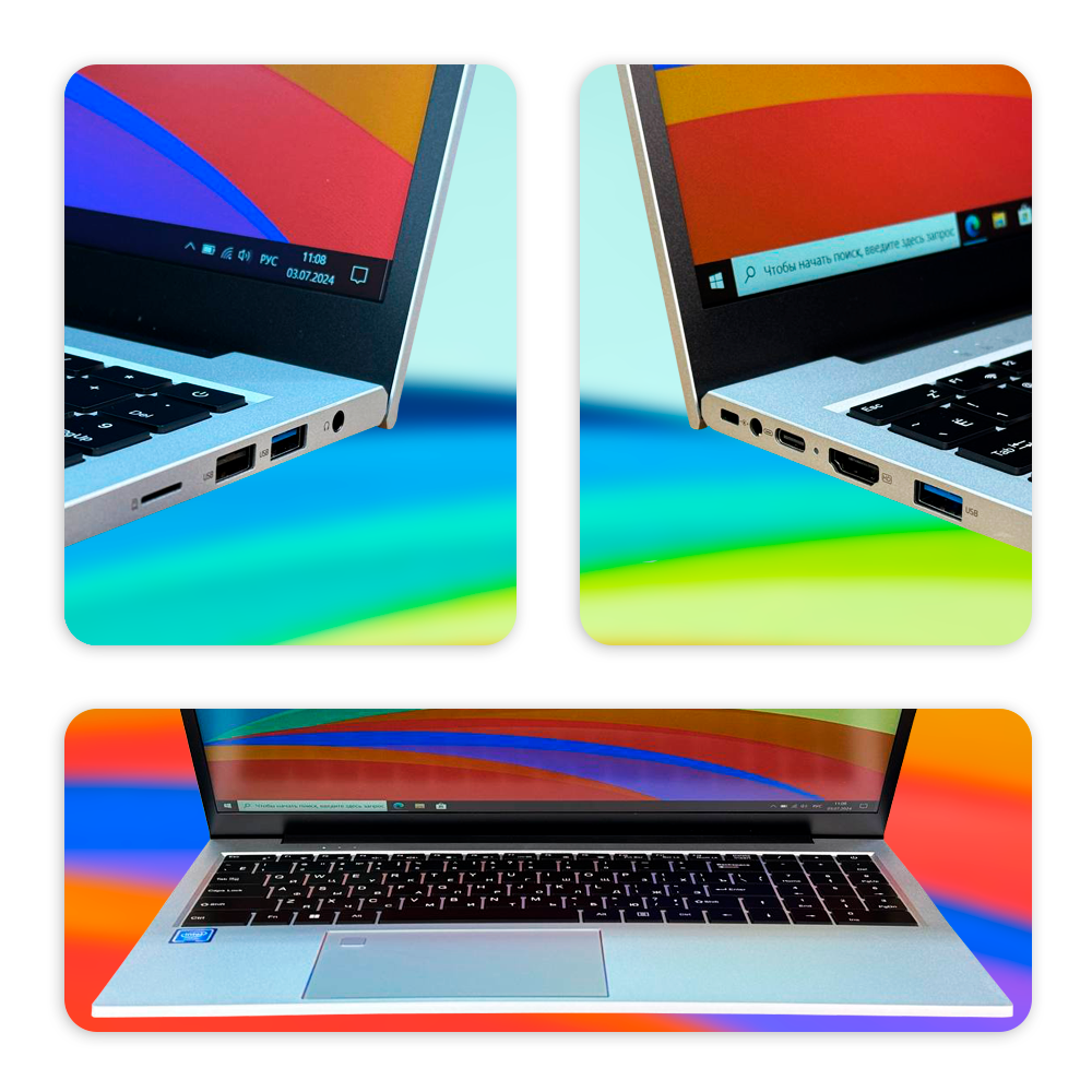 15.6" Ноутбук M1 i5 Pro (1920x1080, Intel Core i5-1030NG7, RAM 16ГБ, SSD 256ГБ, Intel Iris Plus Graphics, Win 10 Pro)