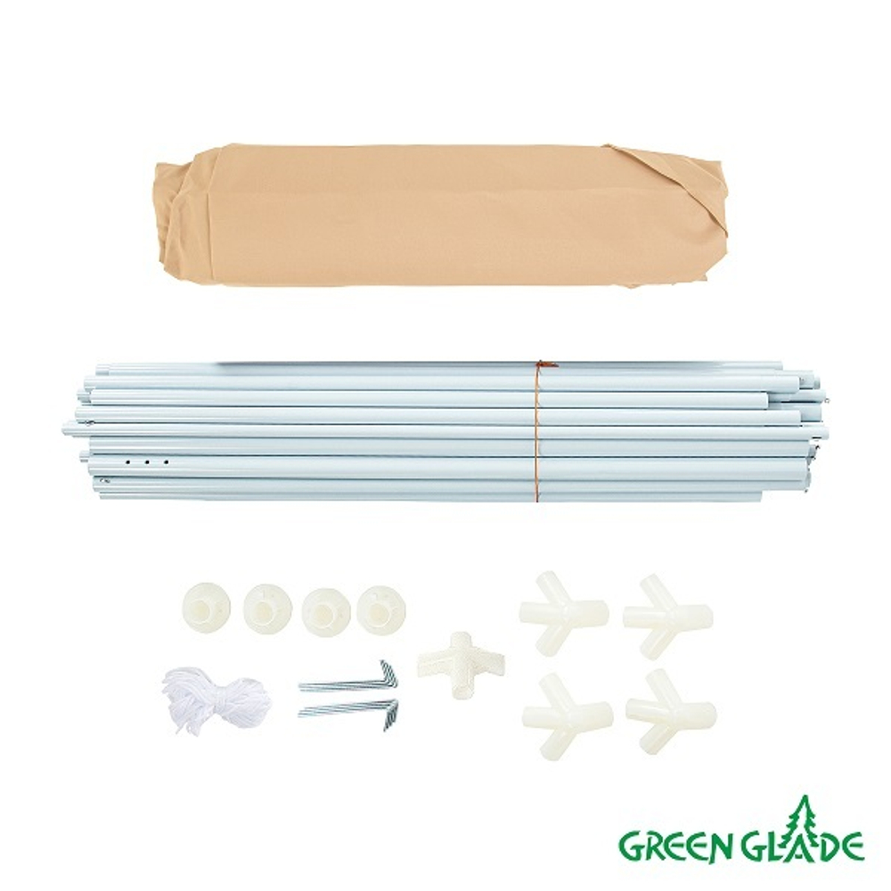 Тент садовый Green Glade 1040 3х3х2,5м полиэстер