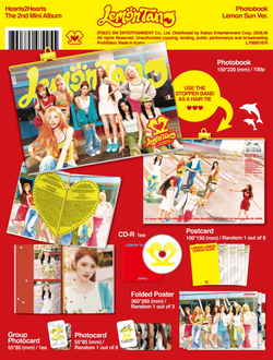 Альбом HEARTS2HEARTS - LEMON TANG 2nd Mini Album PHOTOBOOK 2 Version SET