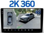 Магнитола для Mitsubishi Colt 6 2002-2012, Colt Plus (рамка-накладка) - FarCar BX9-360-9626 монитор 9.5" 2K QLED на Android 13, Быстрая, CarPlay, 4G SIM-слот, 4 камеры в комплекте