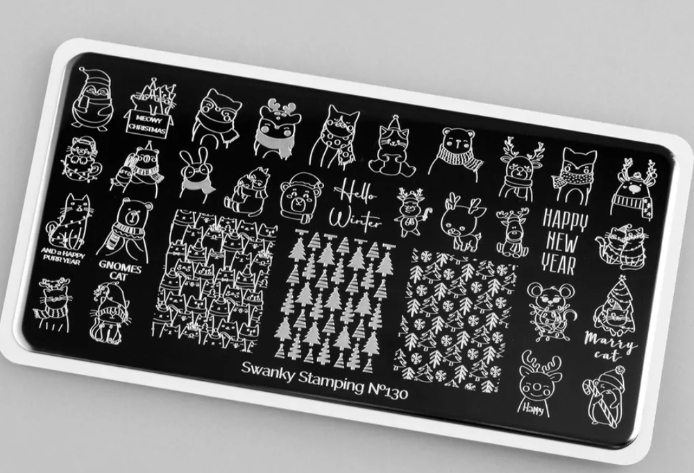 Swanky Stamping Пластина для стемпинга 130