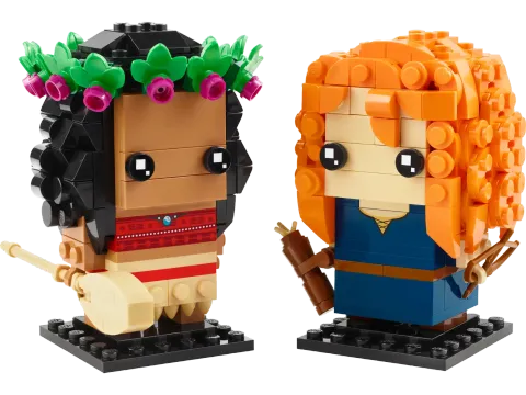 Конструктор LEGO BrickHeadz 40621 Моана и Мерида