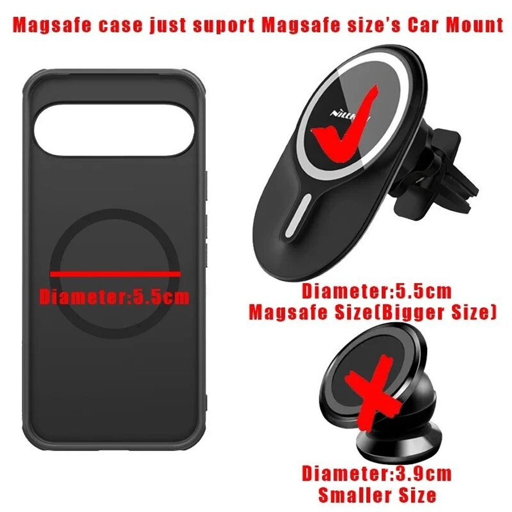 Чехол противоударный от Nillkin c поддержкой MagSafe для Huawei Pura 80 Ultra, серия Super Frosted Shield Pro Magnetic Case