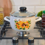Кастрюля 2л "Цветочный мёд"