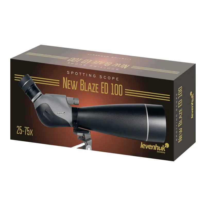 Зрительная труба Levenhuk New Blaze ED 100 в коробке с увеличением 25-75x