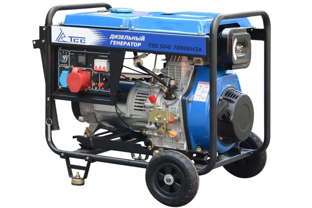 Дизельный генератор (7 кВт) TSS SDG 7000EH3A