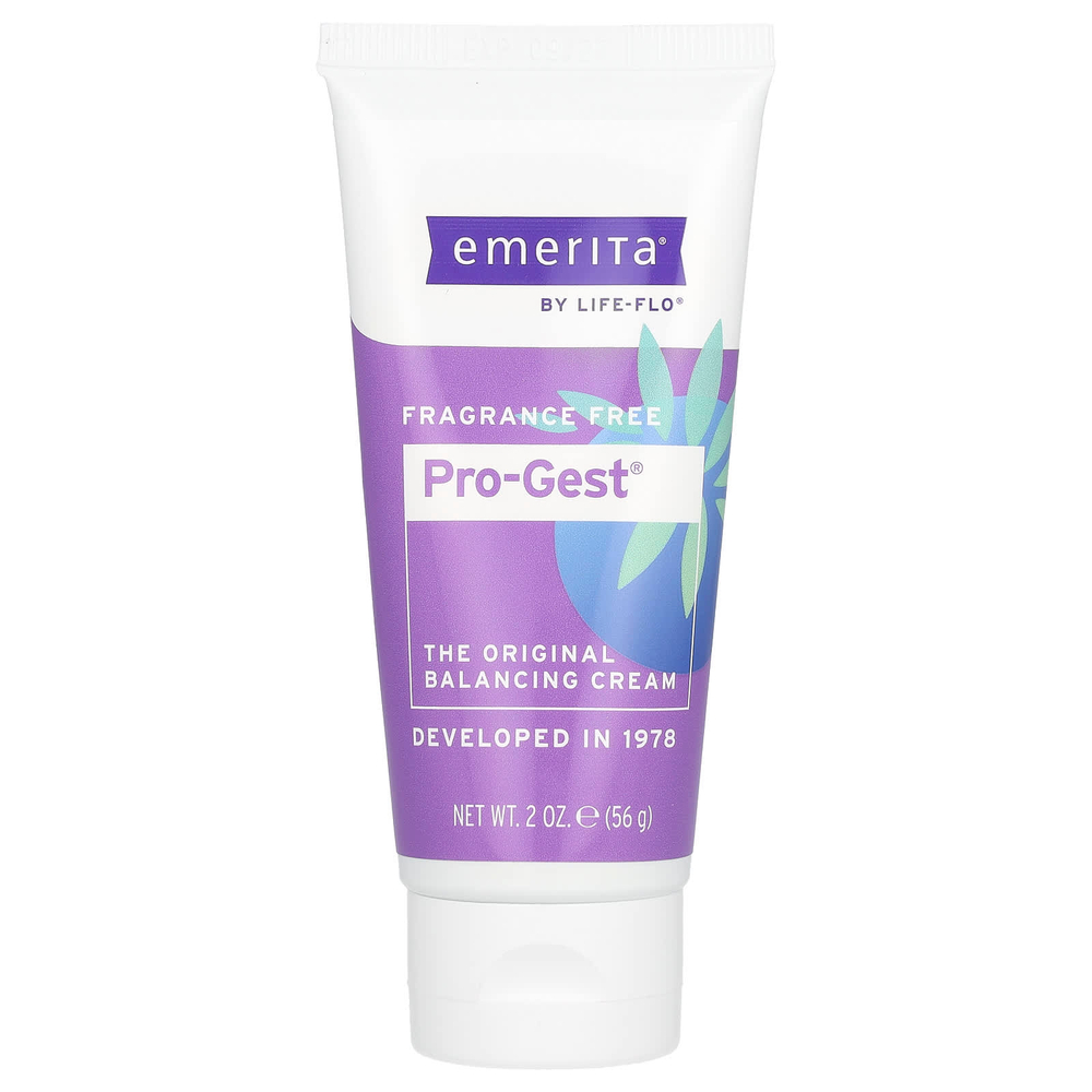 Emerita, Pro-Gest, балансирующий крем, без отдушки, 56 г (2 унции)
