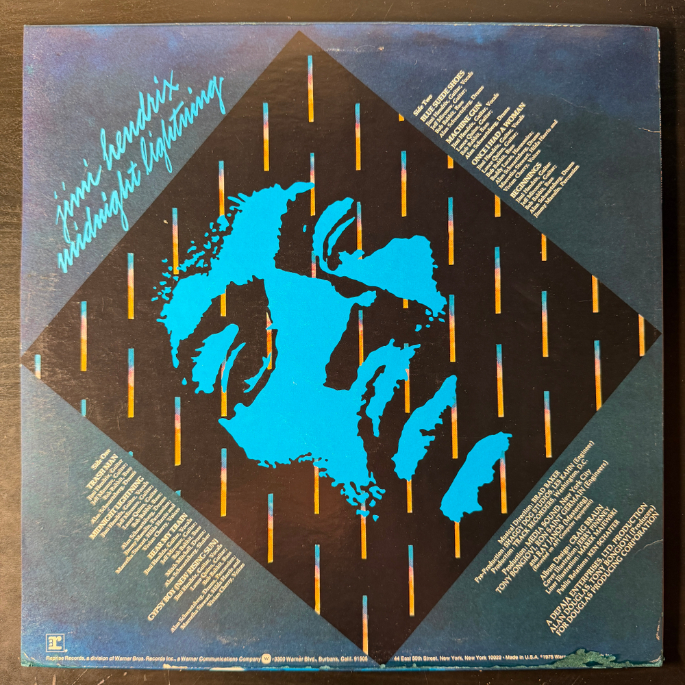 Jimi Hendrix ‎– Midnight Lightning (США 1975г.) Т
