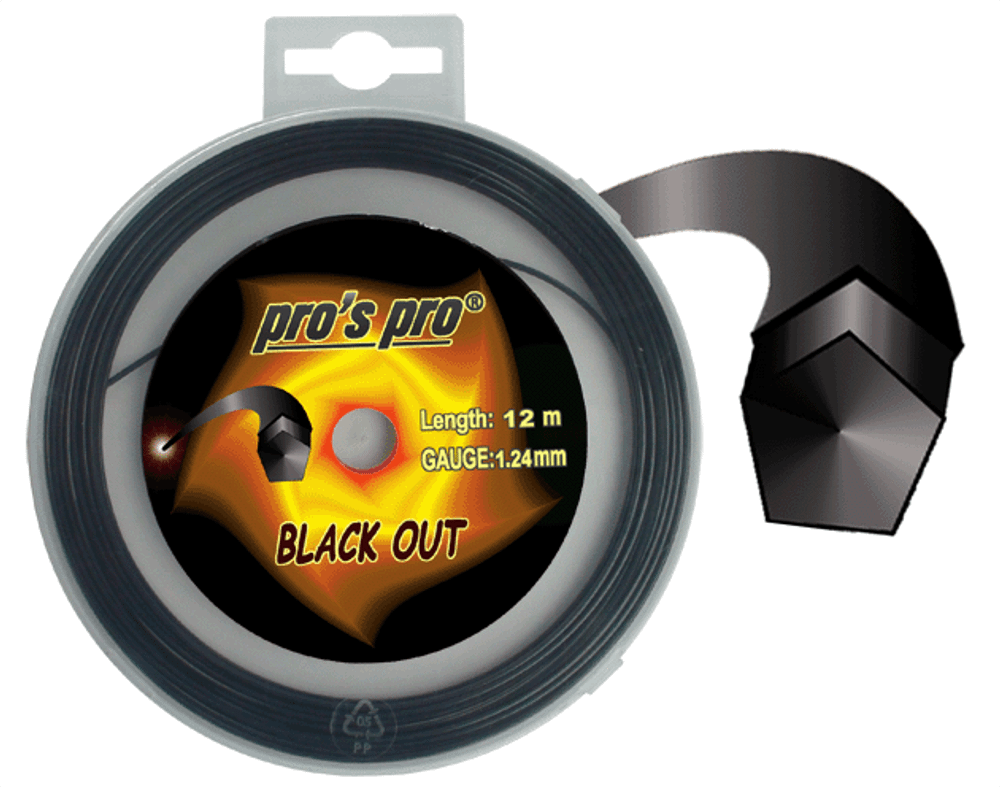 Струны теннисные Pro's Pro Black Out (12 m)
