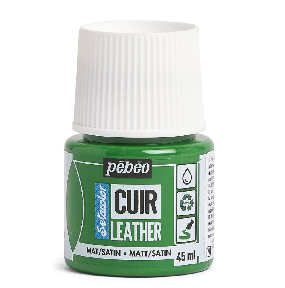 Краска по коже Setacolor 45 мл, 295616 Зеленый кактус, Pebeo, 295616 Краска по коже Setacolor 45 мл, 295616 Зеленый кактус, Pebeo, 295616