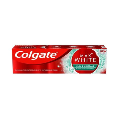 Зубная паста Max White Clay&Minerals отбеливающая 75 мл (из Финляндии)