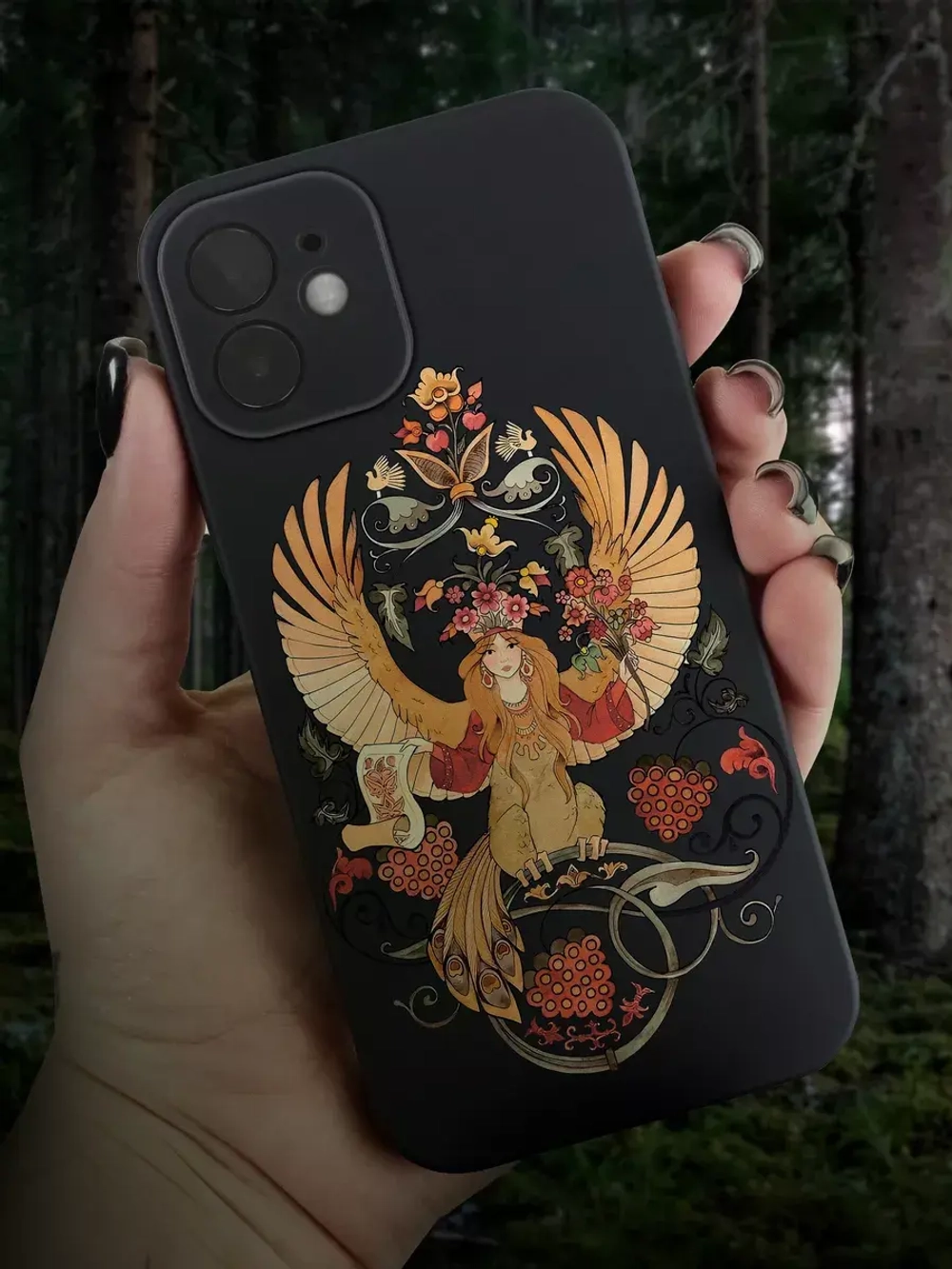 Чехол на iPhone 12 с принтом
